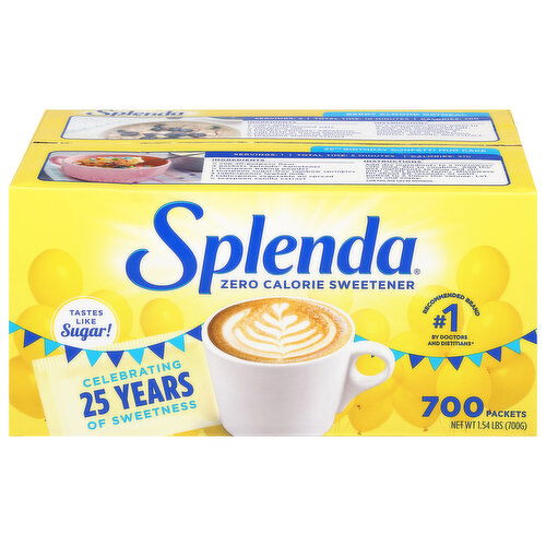 Splenda Sweetener, Zero Calorie