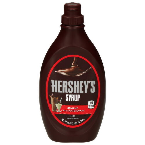 Hershey's Fat Free Genuine Chocolate Flavor Syrup
