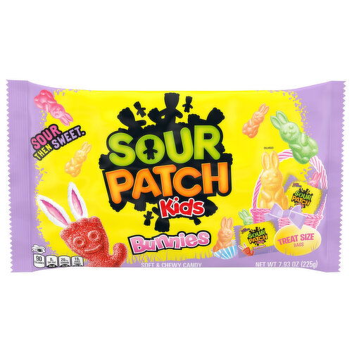 Sour Patch Kids Candy, Soft & Chewy, Bunnies