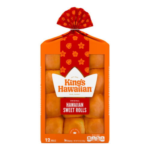 King's Hawaiian Original Sweet Rolls, 12 Count