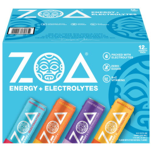 ZOA Energy Drink Variety Pack