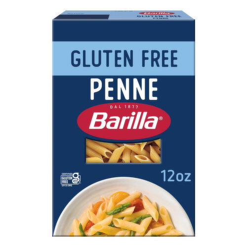 Barilla Gluten Free Penne Pasta - Non-GMO Gluten Free Pasta Made with Blend of Corn & Rice - Vegan Pasta Image 1 of 11