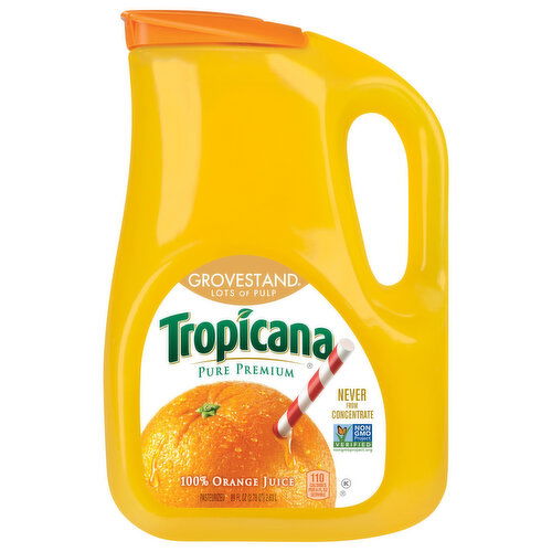 Tropicana 100% Orange Juice, Pure Premium