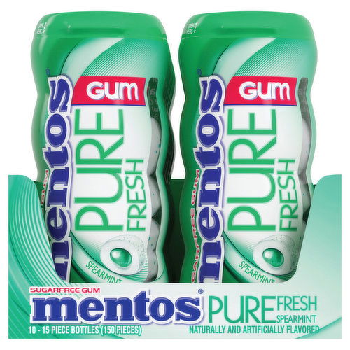 Mentos Gum, Sugar Free, Spearmint