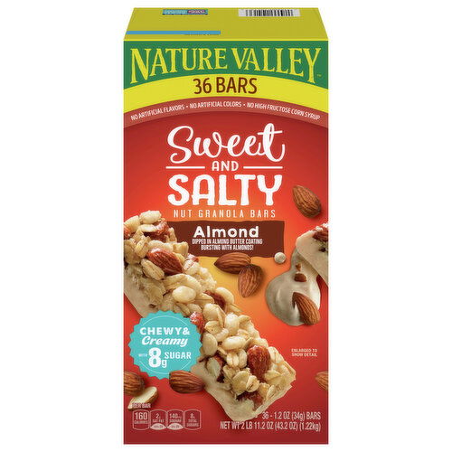 Nature Valley Nut Granola Bars, Almond, Sweet and Salty