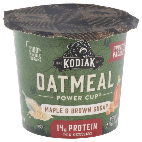 Kodiak Oatmeal, Maple & Brown Sugar, Protein Packed