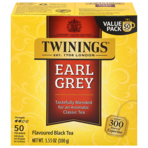 Twinings Tea Bags Earl Grey Black Tea Value Pack
