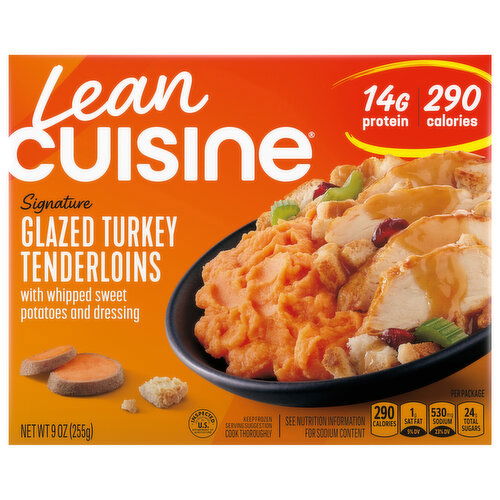 Lean Cuisine Glazed Turkey Tenderloins with Whipped Sweet Potatoes and Dressing