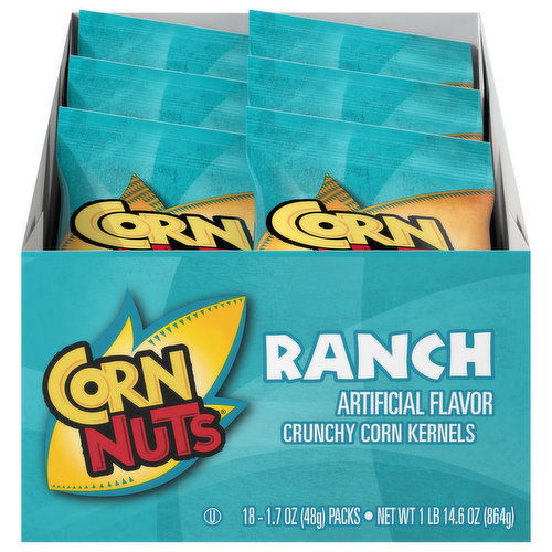 Corn Nuts Corn Kernels, Crunchy, Ranch