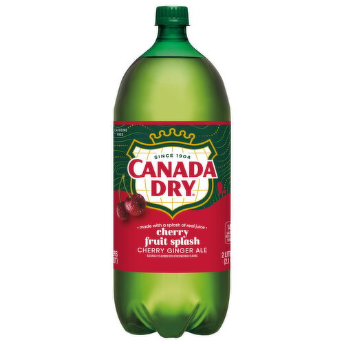 Canada Dry Cherry Fruit Splash Ginger Ale Image 1 of 6