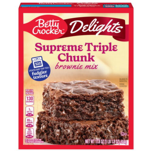 Betty Crocker Supreme Triple Chunk Brownie Mix