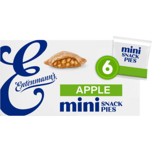 Entenmann's Apple Mini Snack Pies, 6 packs, 12 oz