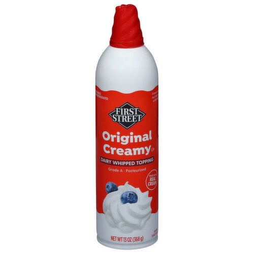 First Street Dairy Whipped Topping, Original