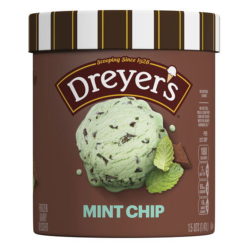 Dreyer's Frozen Dairy Dessert, Extra Triple Fudge Brownie