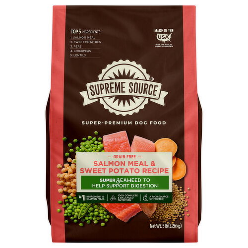 Supreme Source Grain-Free Super-Premium Salmon Meal & Sweet Potato Recipe Dog Food