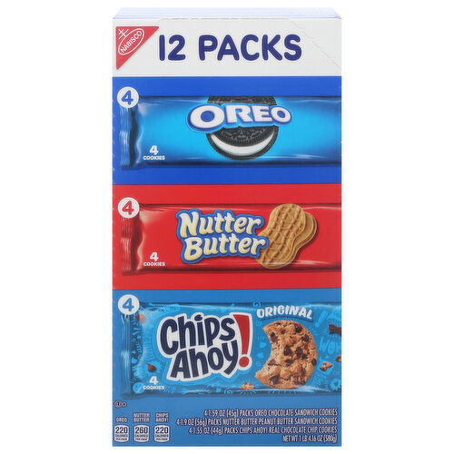 Nabisco Cookies, Variety Pack, 12 Packs