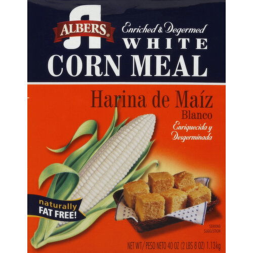 Albers Corn Meal, White