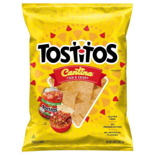 Tostitos Tortilla Chips, Cantina, Thin & Crispy