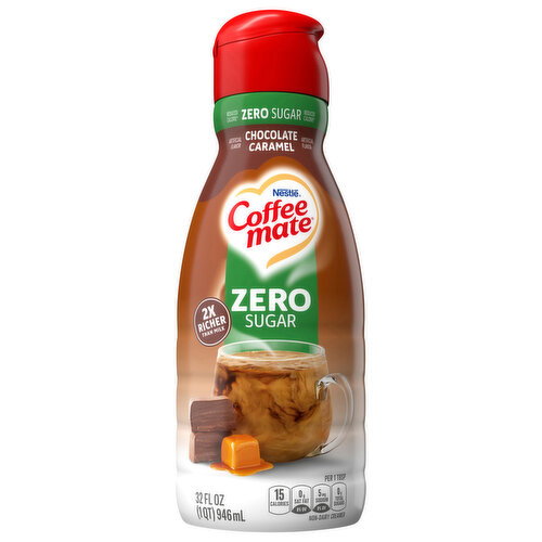 Coffee-Mate Zero Sugar Non-Dairy Chocolate Caramel Creamer Image 1 of 6
