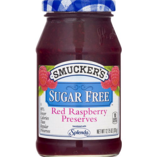 Smucker's Preserves, Sugar Free, Red Raspberry