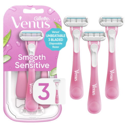 Venus Sensitive Women's Disposable Razor