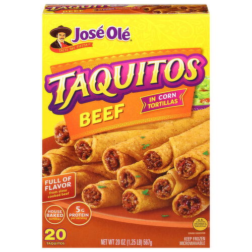 Jose Ole Beef Taquitos