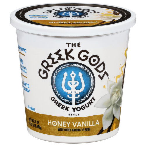 The Greek Gods Yogurt, Honey Vanilla, Greek Style