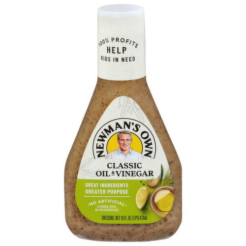 Newman's Own Classic Oil & Vinegar Dressing Image 1 of 6