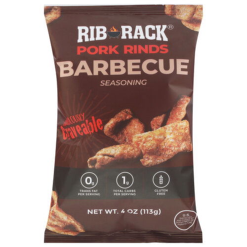 Rib Rack Pork Rinds, Barbecue Seasoning