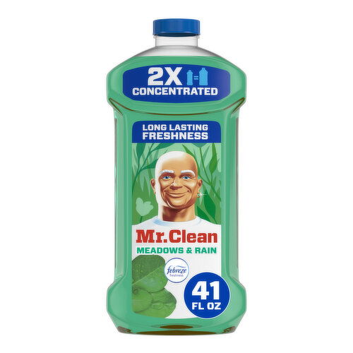 Mr. Clean All Purpose Cleaner, Cleaning Liquid, Meadows & Rain