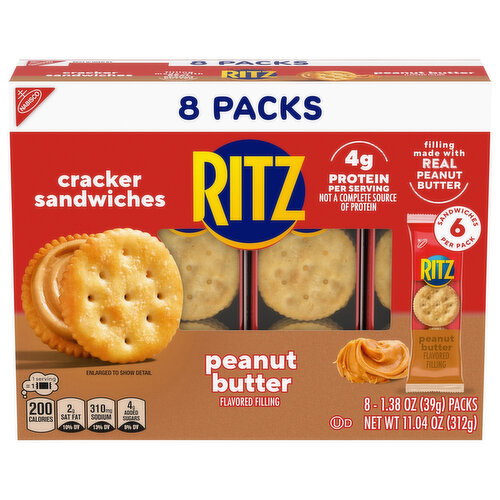 Ritz Peanut Butter Cracker Sandwiches Image 1 of 6