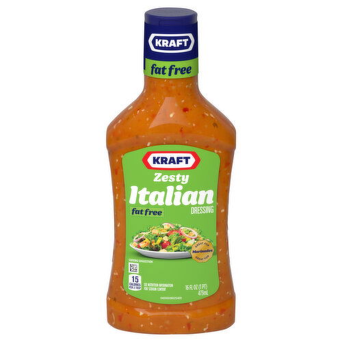 Kraft Fat Free Zesty Italian Dressing