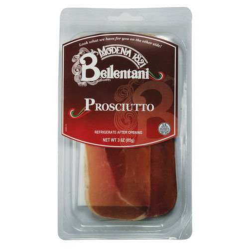 Bellentani Prosciutto Sliced