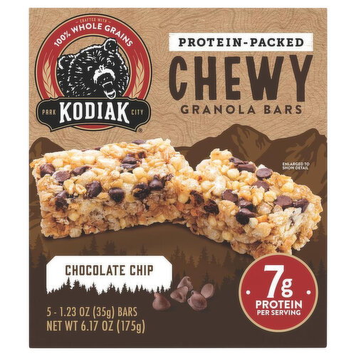 Kodiak Chewy Chocolate Chip Granola Bars Image 1 of 6