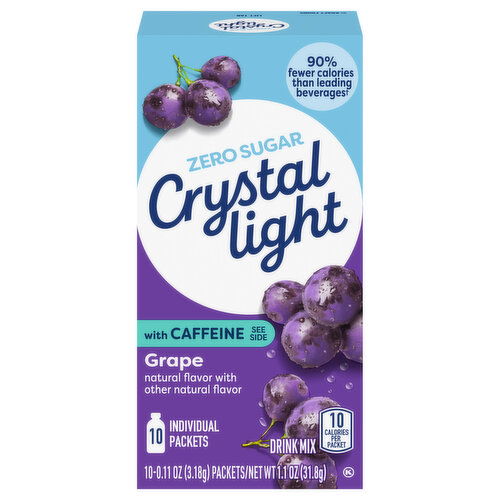 Crystal Light Zero Sugar Grape Drink Mix
