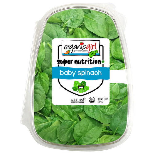 Organicgirl Baby Spinach, Family Size