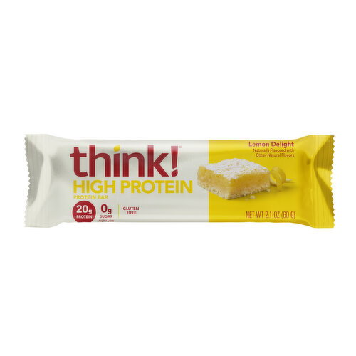 think! Lemon High Protein Bar Image 1 of 6