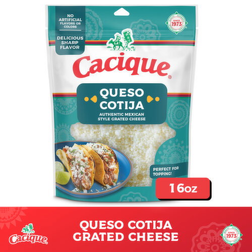 Cacique Queso Cotija Grated Cheese Image 1 of 11