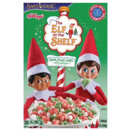 The Elf on the Shelf Cereal, with Marshmallows, Sugar Cookie