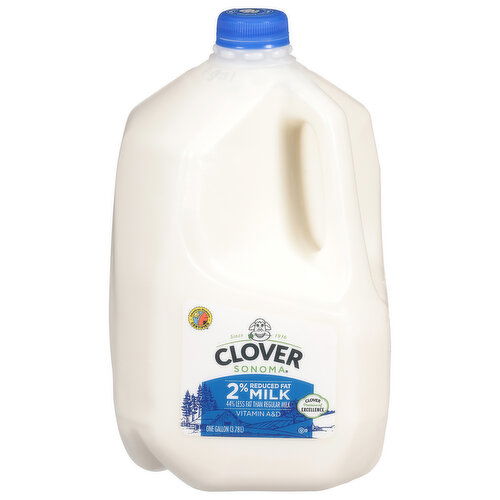 Clover Sonoma Milk, 2% Reduced Fat