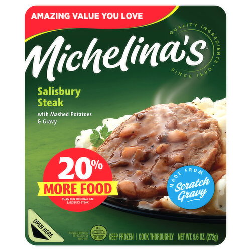 Michelina's Salisbury Steak with Mashed Potatoes & Gravy
