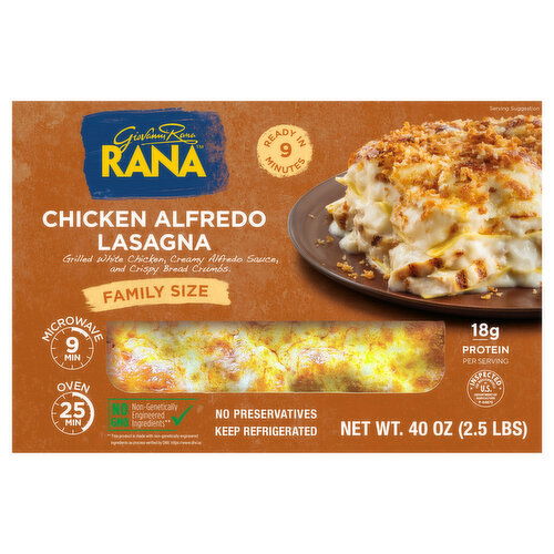 Rana Chicken Alfredo Lasagna Family Size