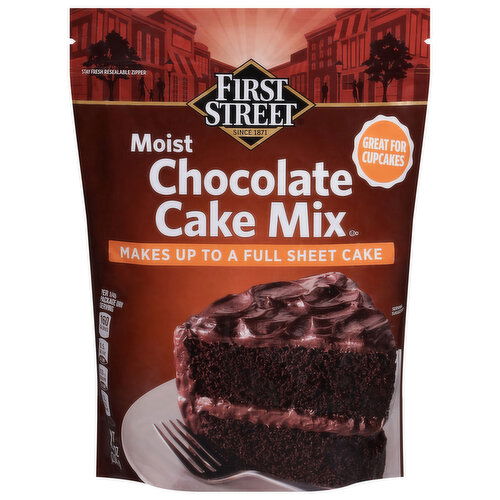 First Street Moist Chocolate Cake Mix