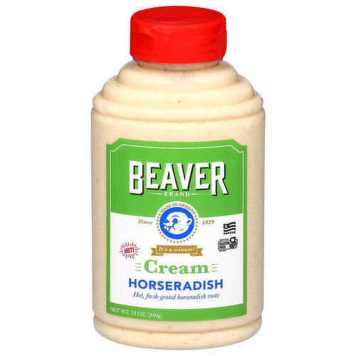 Beaver Brand Cream Hot Horseradish