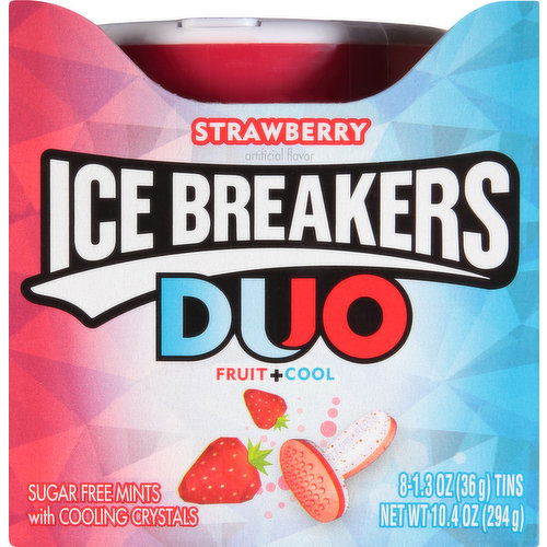 Ice Breakers Mints, Sugar Free, Strawberry