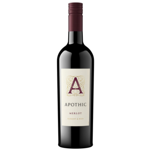 Apothic Merlot Red Wine Image 1 of 7