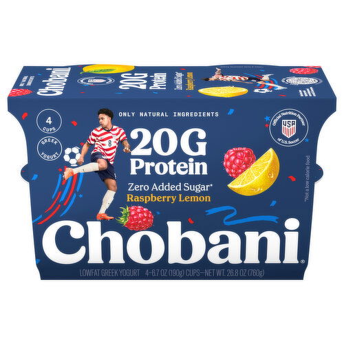 Chobani Lowfat Greek Raspberry Lemon Yogurt