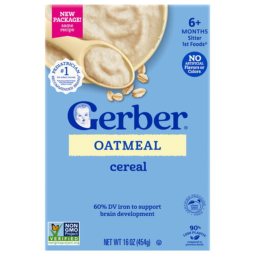 Gerber Oatmeal Cereal Image 1 of 6