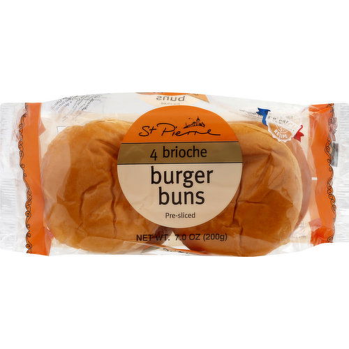 St Pierre Burger Buns, Brioche