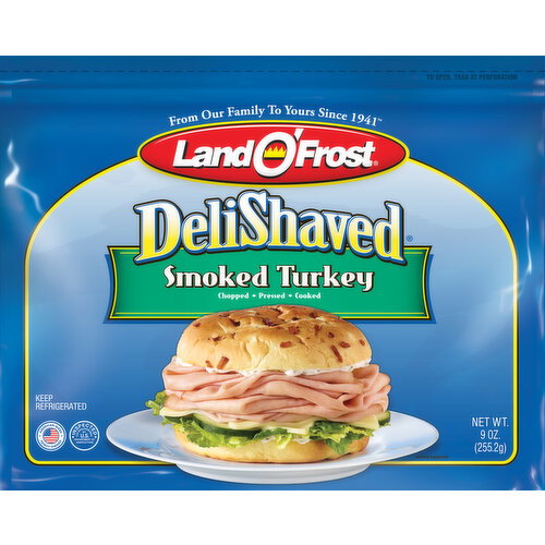 Land O'Frost DeliShaved Smoked Turkey